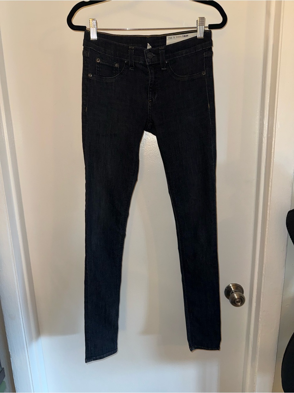 rag & bone /JEAN Skinny Jeans Size 26 Dark Wash Stretch Denim